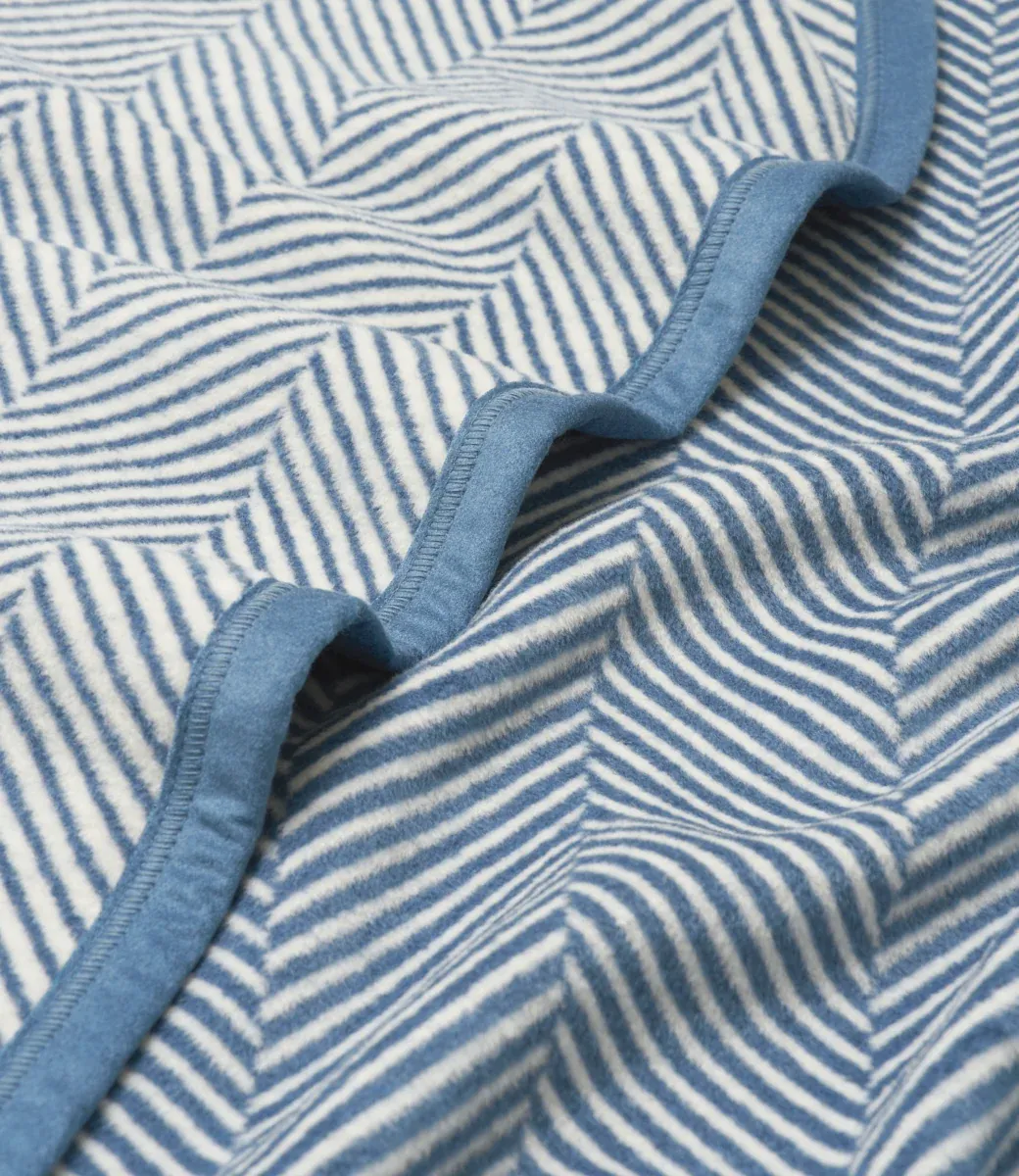 Chappy Wrap Harborview Herringbone Cornflower Blanket 60" x 80"