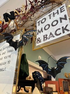 Hanging Bat Silhouette Large