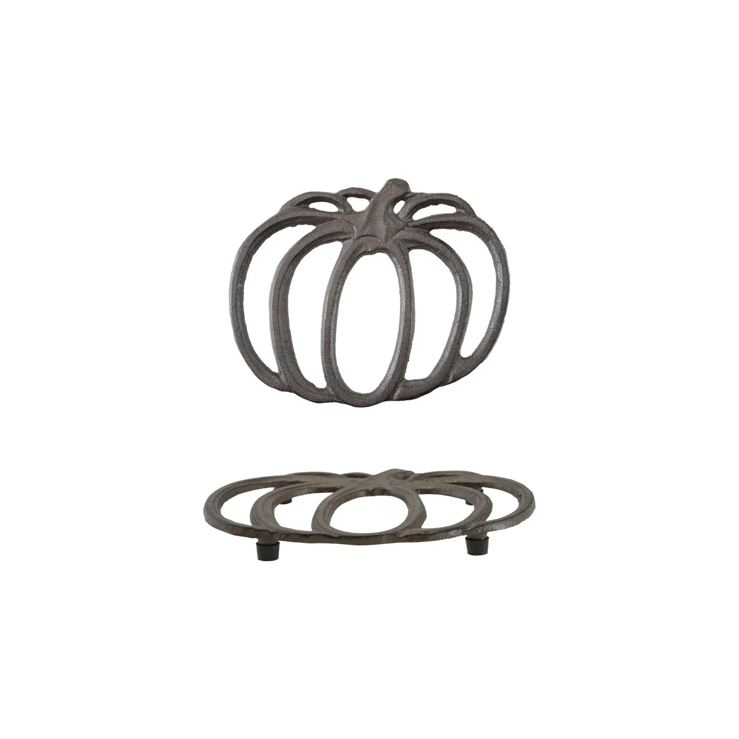Cast Iron Pumpkin Shaped Trivet