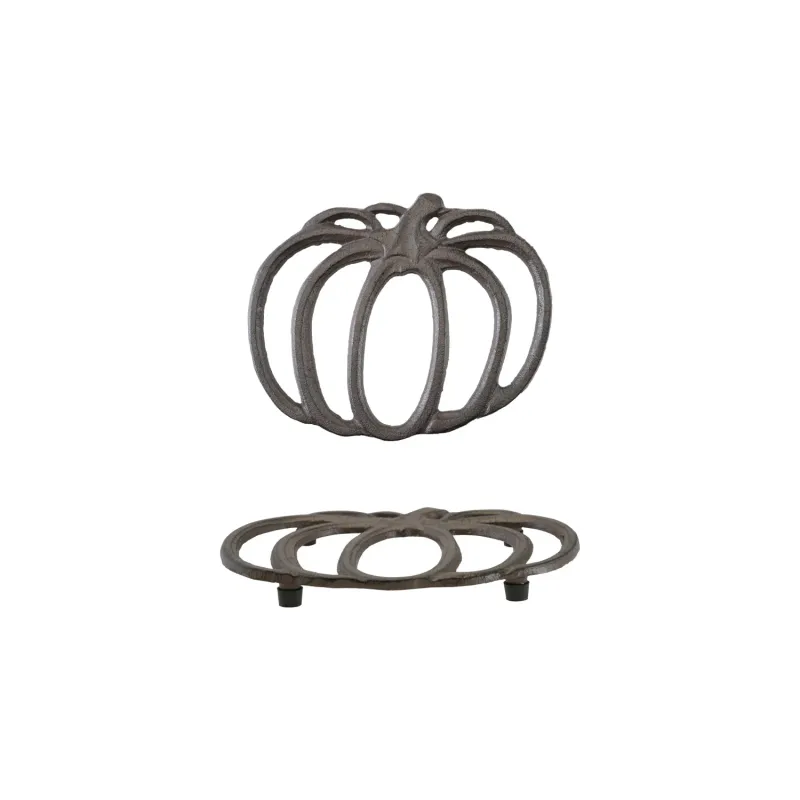 Cast Iron Pumpkin Shaped Trivet