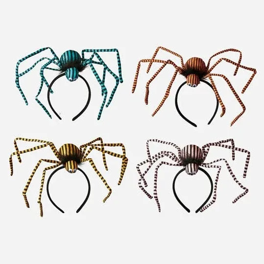Spider Headband In Blue &amp; Black