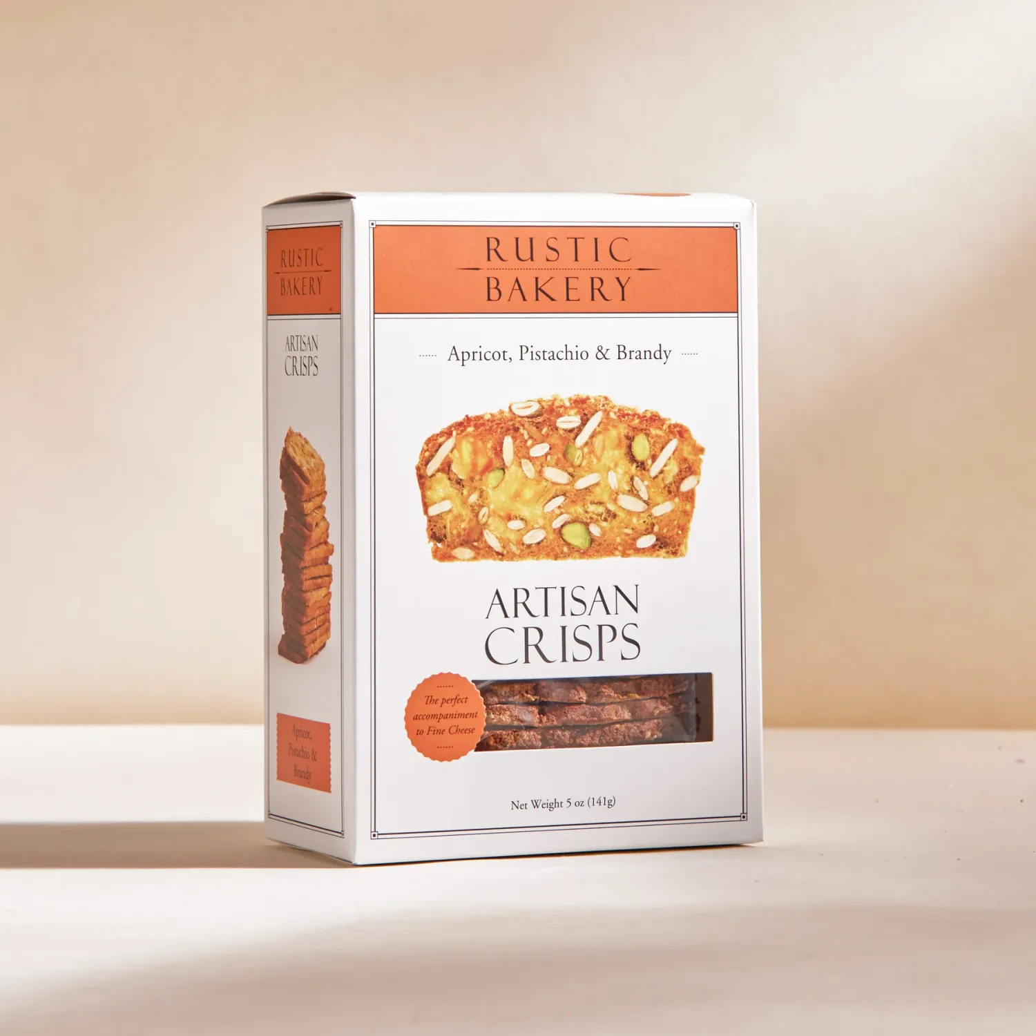 Box Of Artisan Crisps Apricot, Pistachio &amp; Brandy