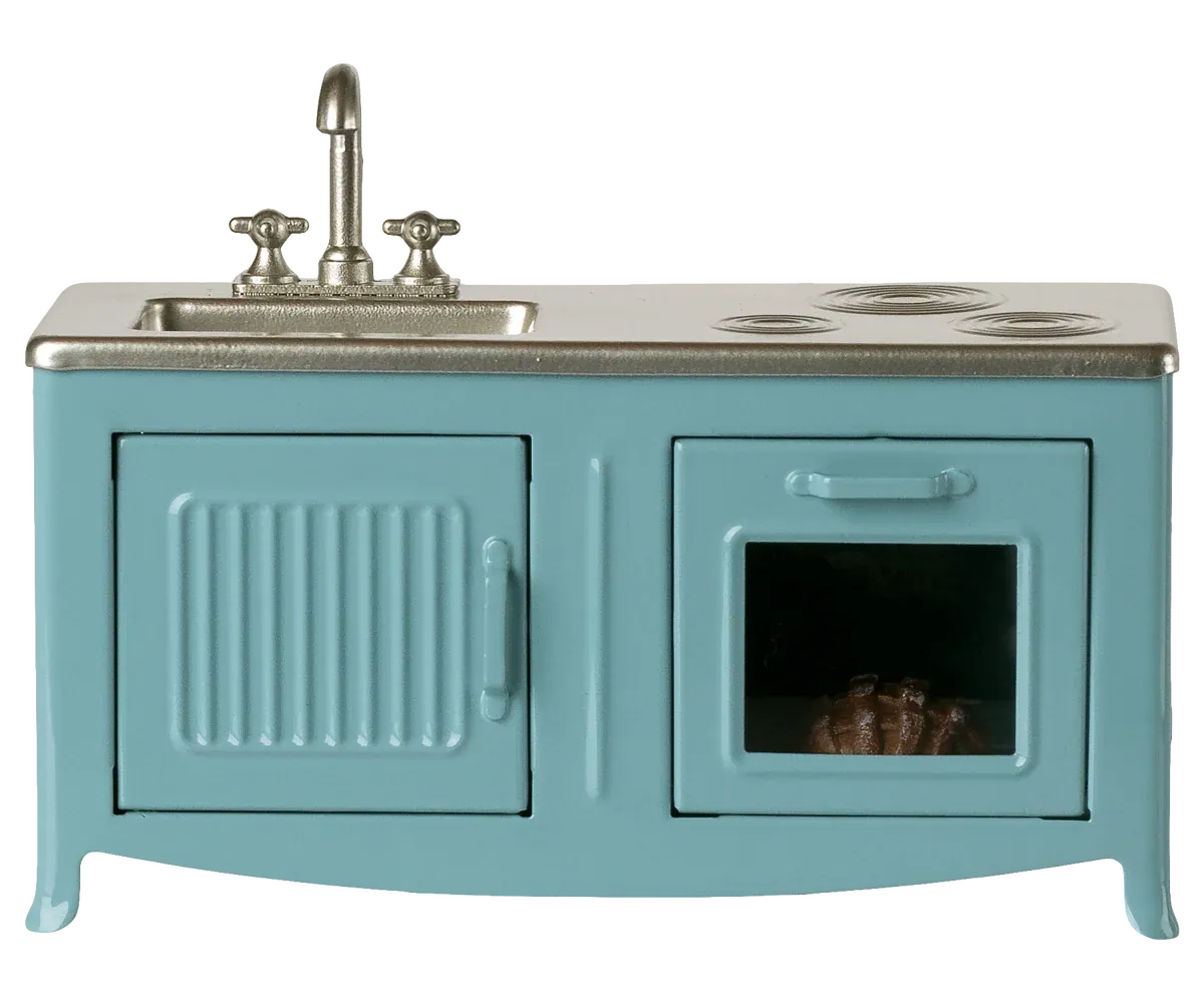 Maileg Mouse Kitchen In Mint