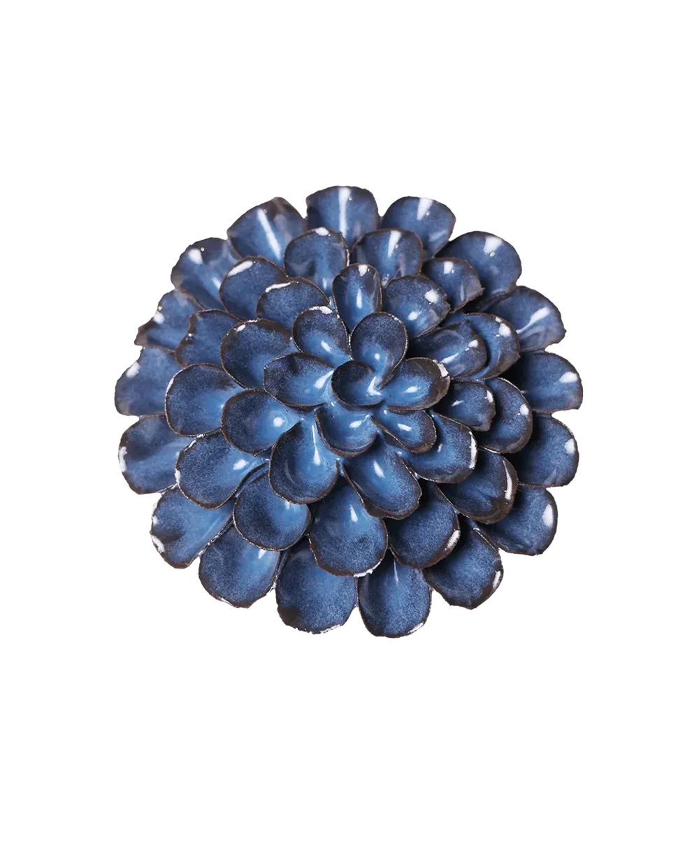 Blue Noir Pompon Dahlia