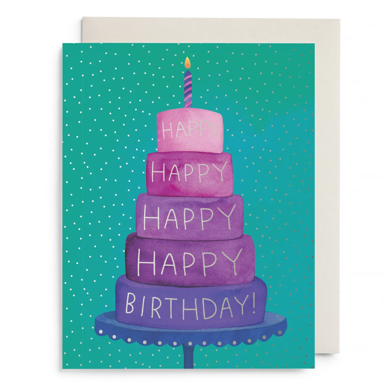Card Birthday Layer Cake