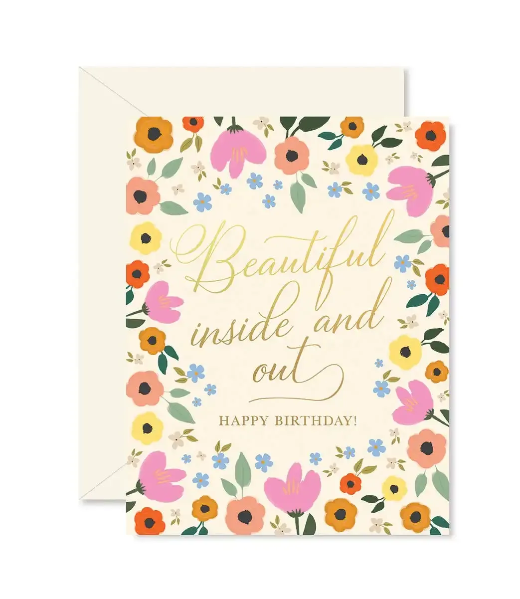 Card Birthday Beautiful Inside And Out
