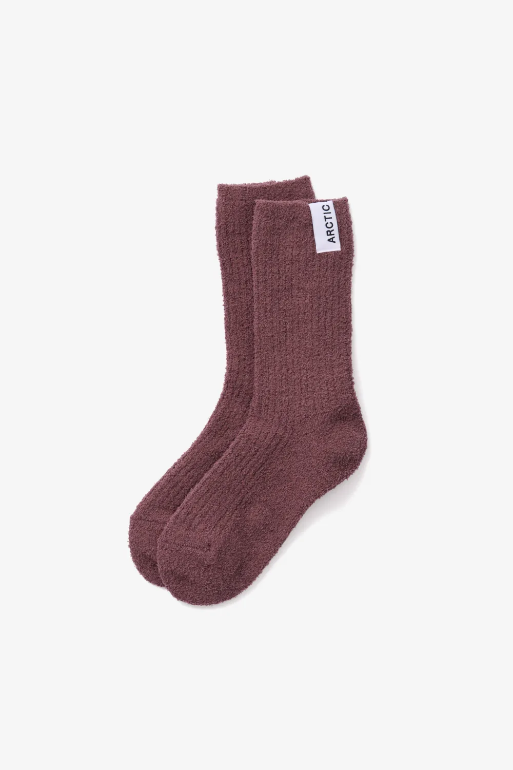 Arctic Fox &amp; Co. Womens One Size The Cosy Socks In Cocoa Powder Dark Brown