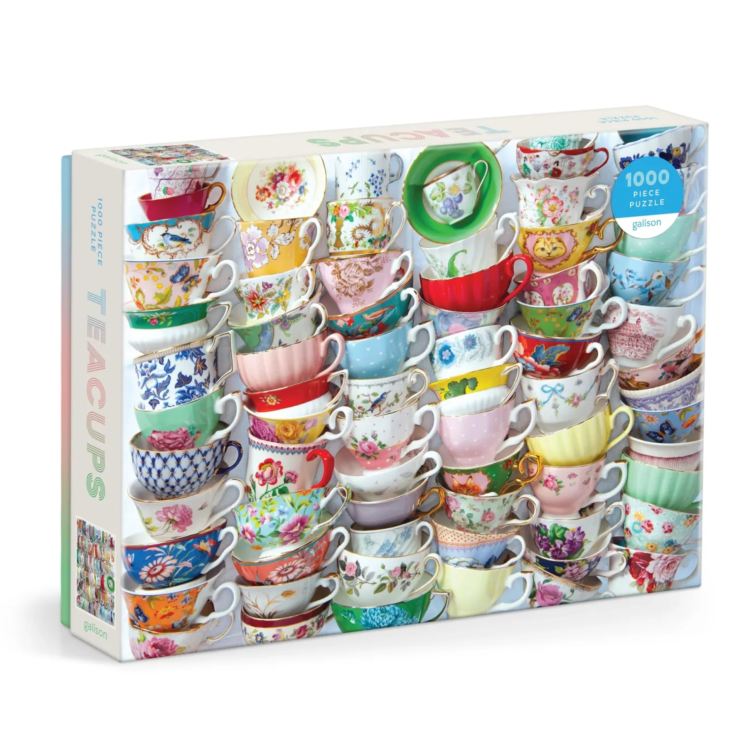 1000 Piece Puzzle Teacups