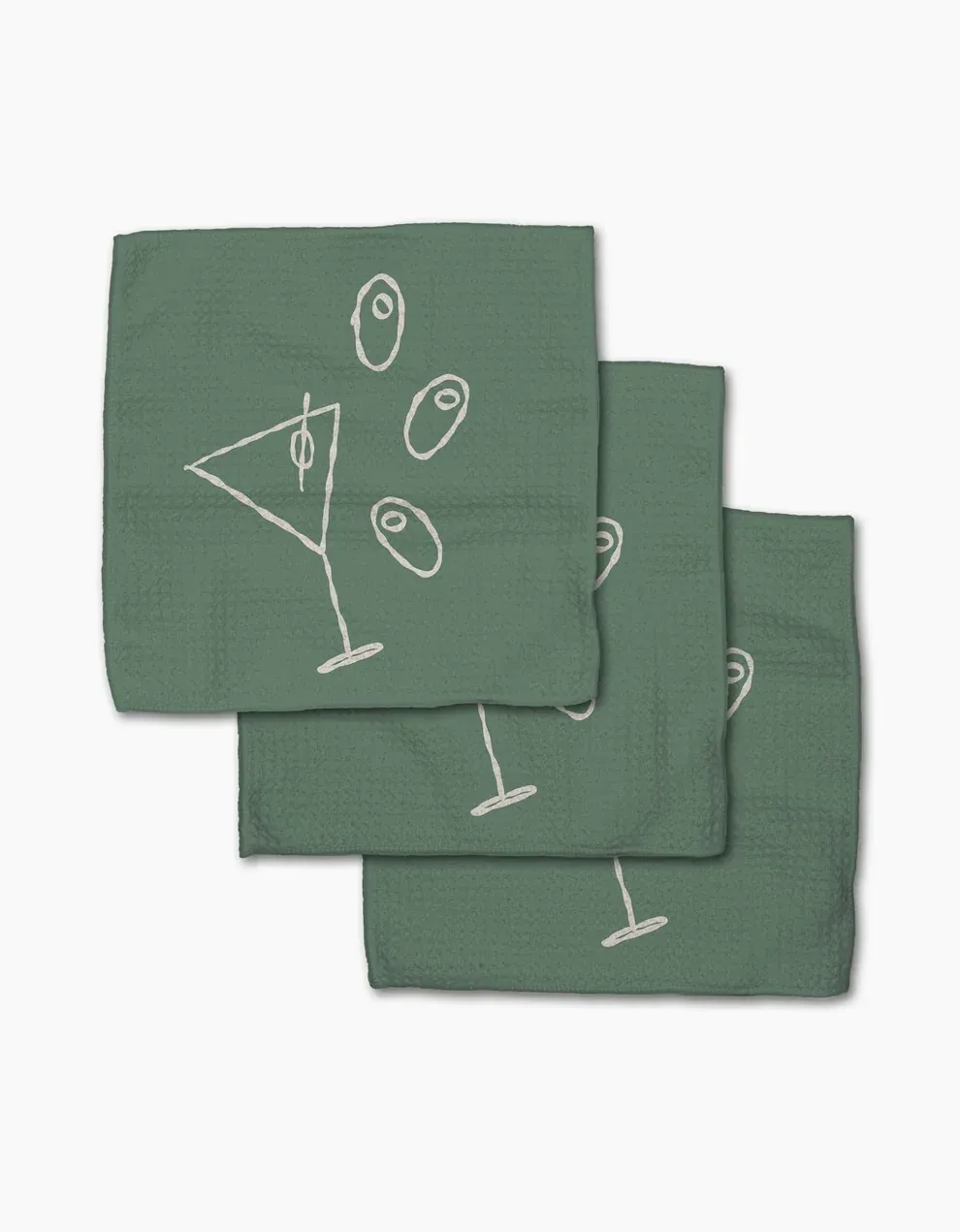 Geometry Mini Towel Shaken Not Stirred