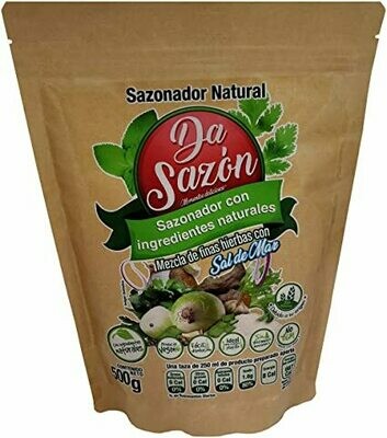 Da Sazón Sazonador Vegetal Sin Grasa Animal (Antes Lemi-Sano) 500 gr.