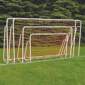 Port Short Sided Soccer Goal 4&#39; H x 6&#39; W x 24&quot; D