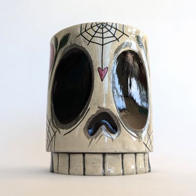 Day of the Dead Planter (Roses)