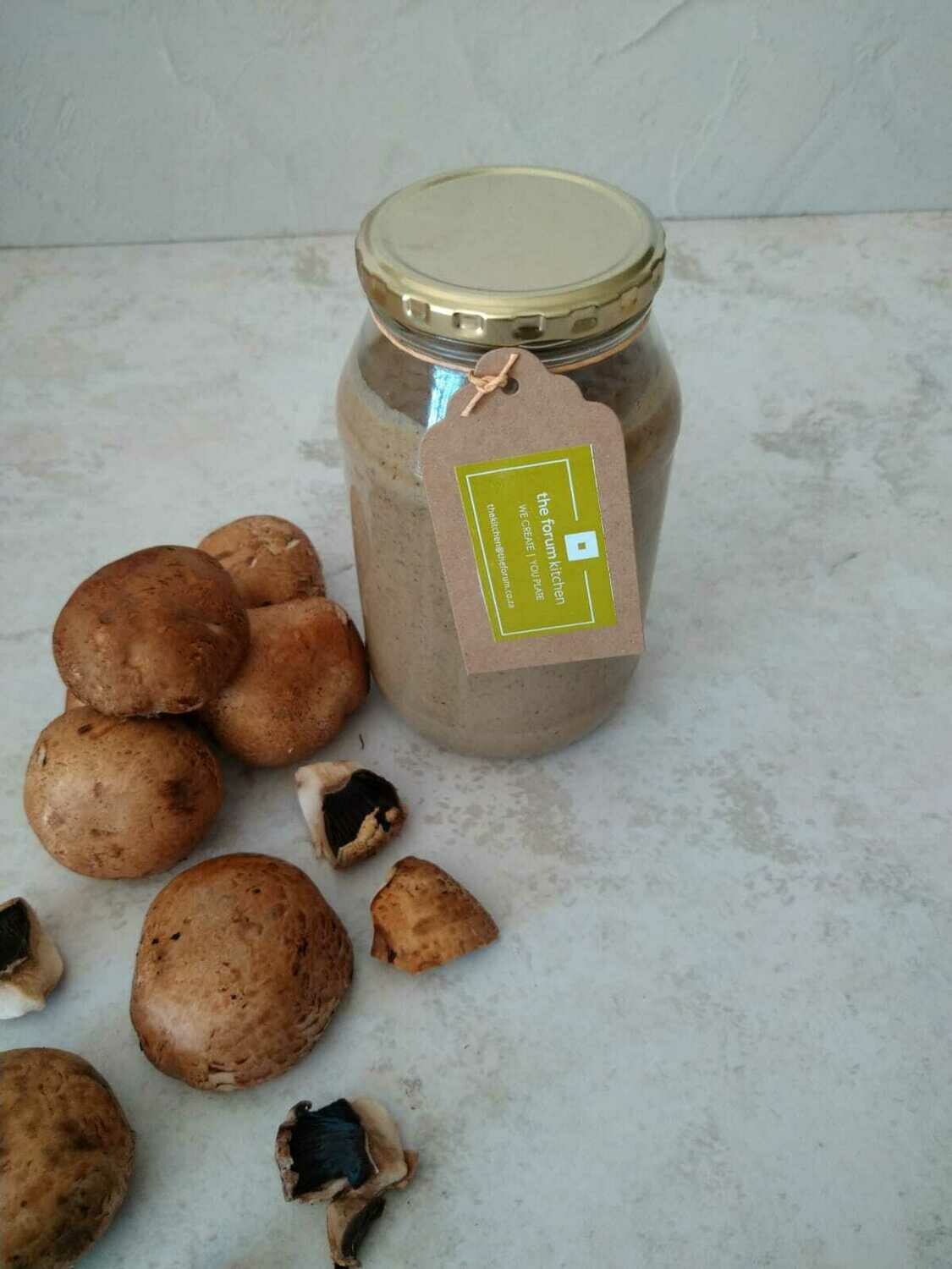 Sauce fungi in 500ml glass jar Sauce fungi in 500ml glass jar