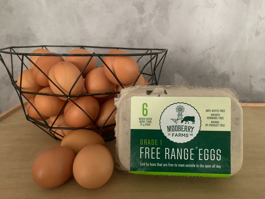 Mooberry Free Range Eggs - 1 dozen Mooberry Free Range Eggs - 1 dozen