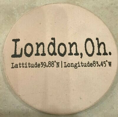 London Ohio Coaster Natural Stone