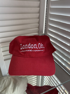 London Hat Red