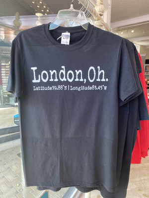 London, OH T Shirt Black Small