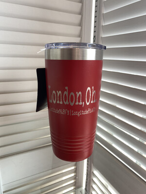 London Ohio Red Travel Mug 20