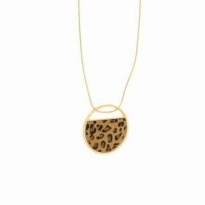 Gold Leopard Adjustable Necklace 20