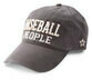 Baseball People Dk Gray Adj Hat