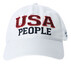 USA People White Adj Hat 20