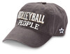 Volleyball People Dk Gray Adj Hat 20