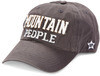 Mountain People/ Dark Gray Adj Hat 19