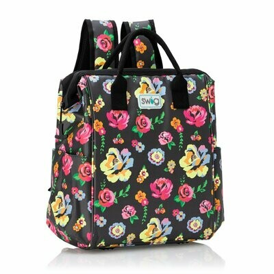 Swig Packi Backpack Cooler Fleur Noir 21