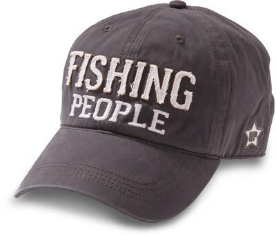 Fishing People Dark Gray Hat