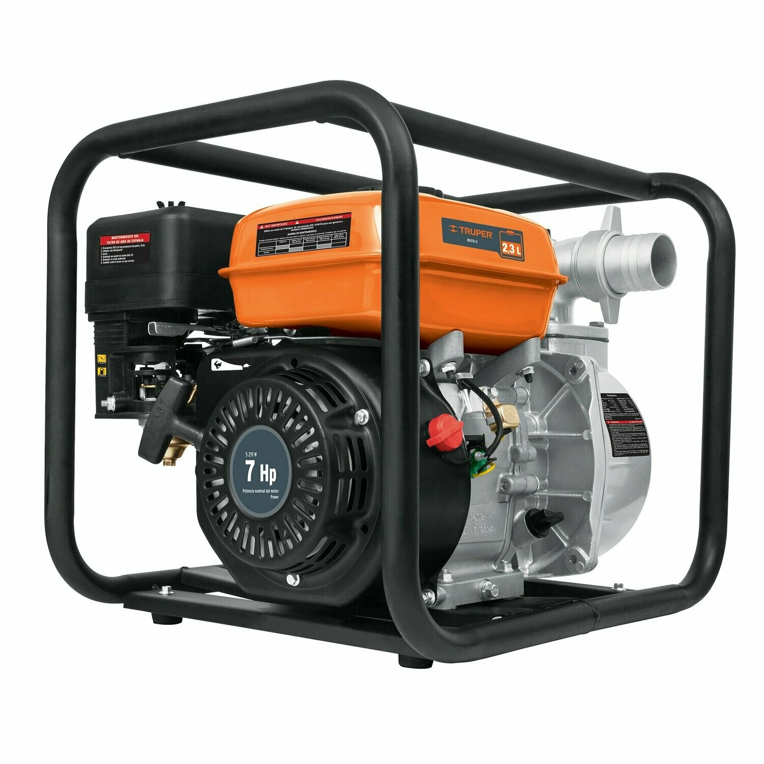 MOTOBOMBA ACHICADORA 2&quot; DE SALIDA, 7 HP
TRUPER