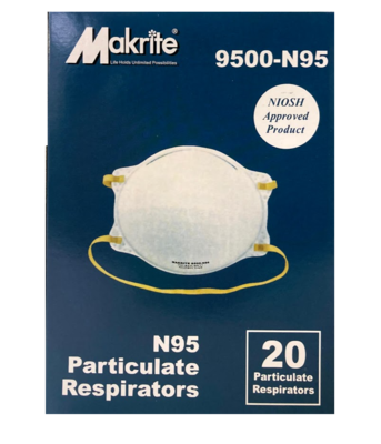 ​Makrite 9500-N95 Particulate Respirators