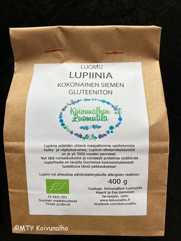 Kokonainen lupiinin siemen, gluteeniton, 400g