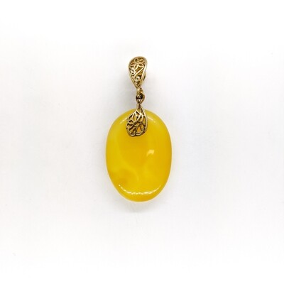 Pendant with Baltic amber