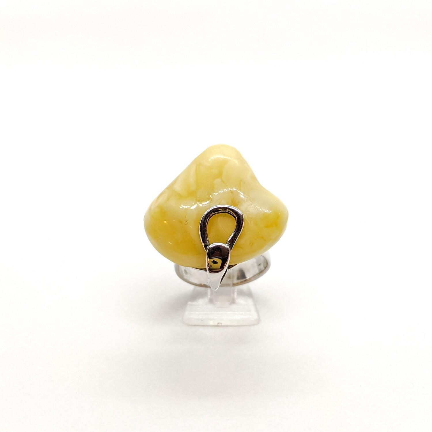 Ring with Baltic amber
