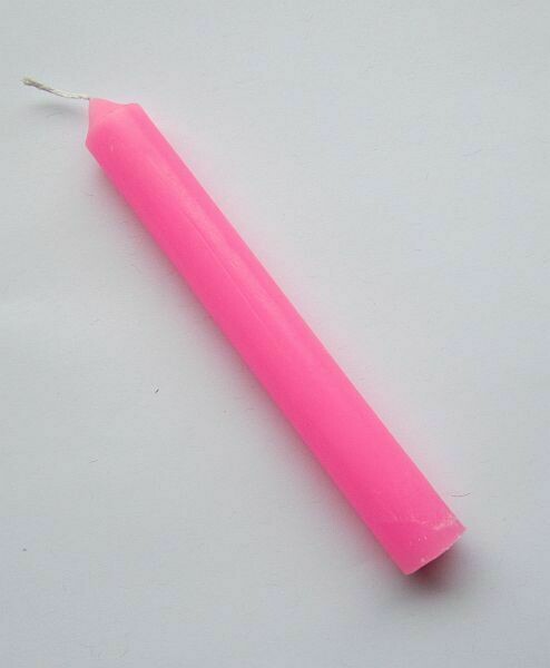 DURCHGEFÄRBTE STABKERZE (Pink)