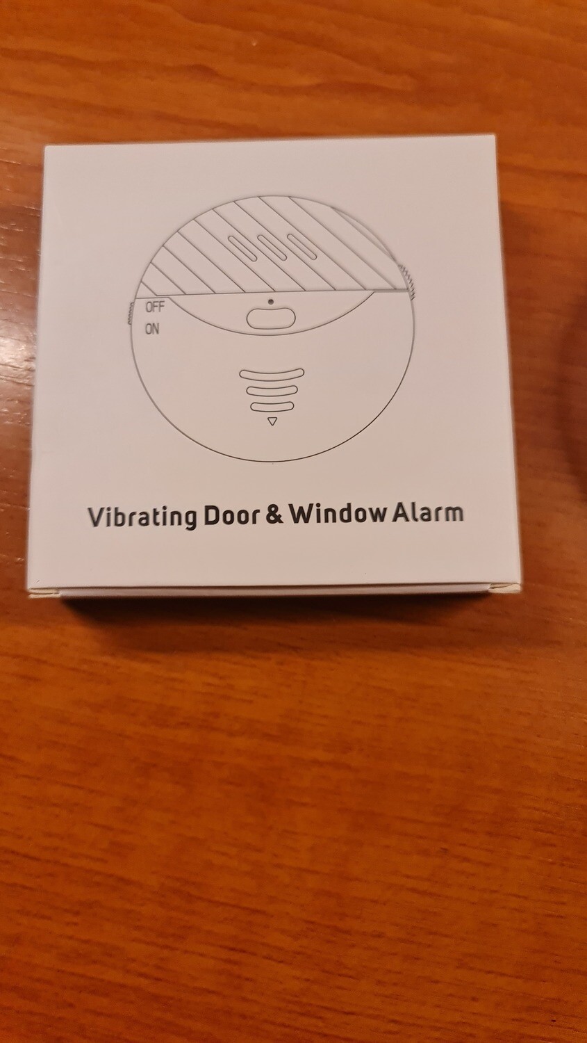 Tuya Smart WiFi ajtó ablak rezgésérzékelő/riasztó beépített hangszóróval (130dB)