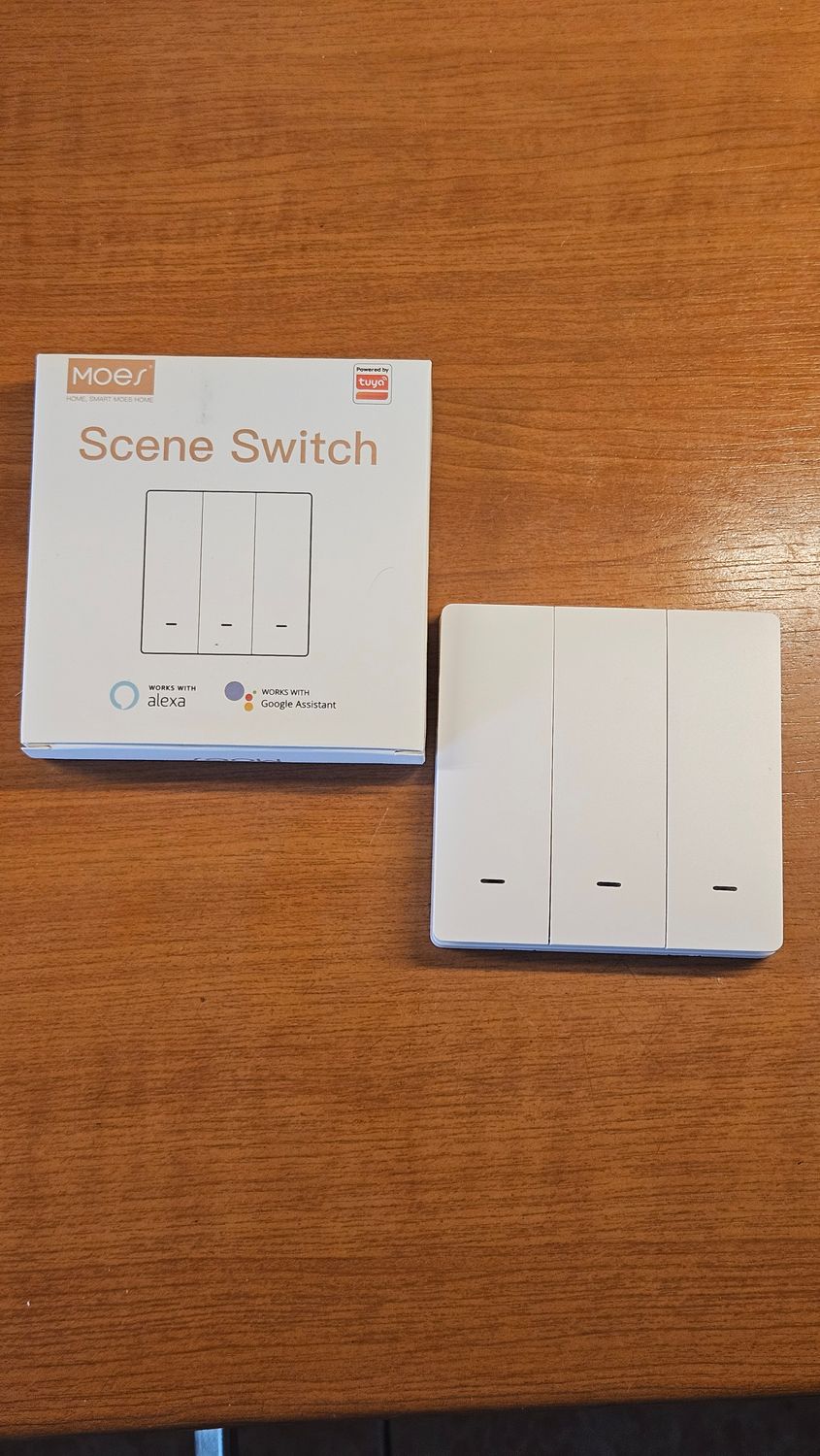 Zigbee vezetéknélküli okos kapcsoló (3 kapcsolós) beltéri használatra