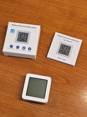 Tuya Bluetooth hőmérséklet és páratartalom érzékelő kijelzővel