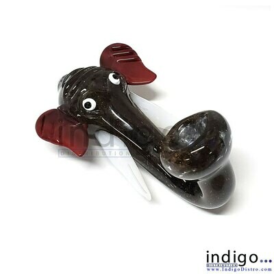 Handmade Elephant Glass Handpipe