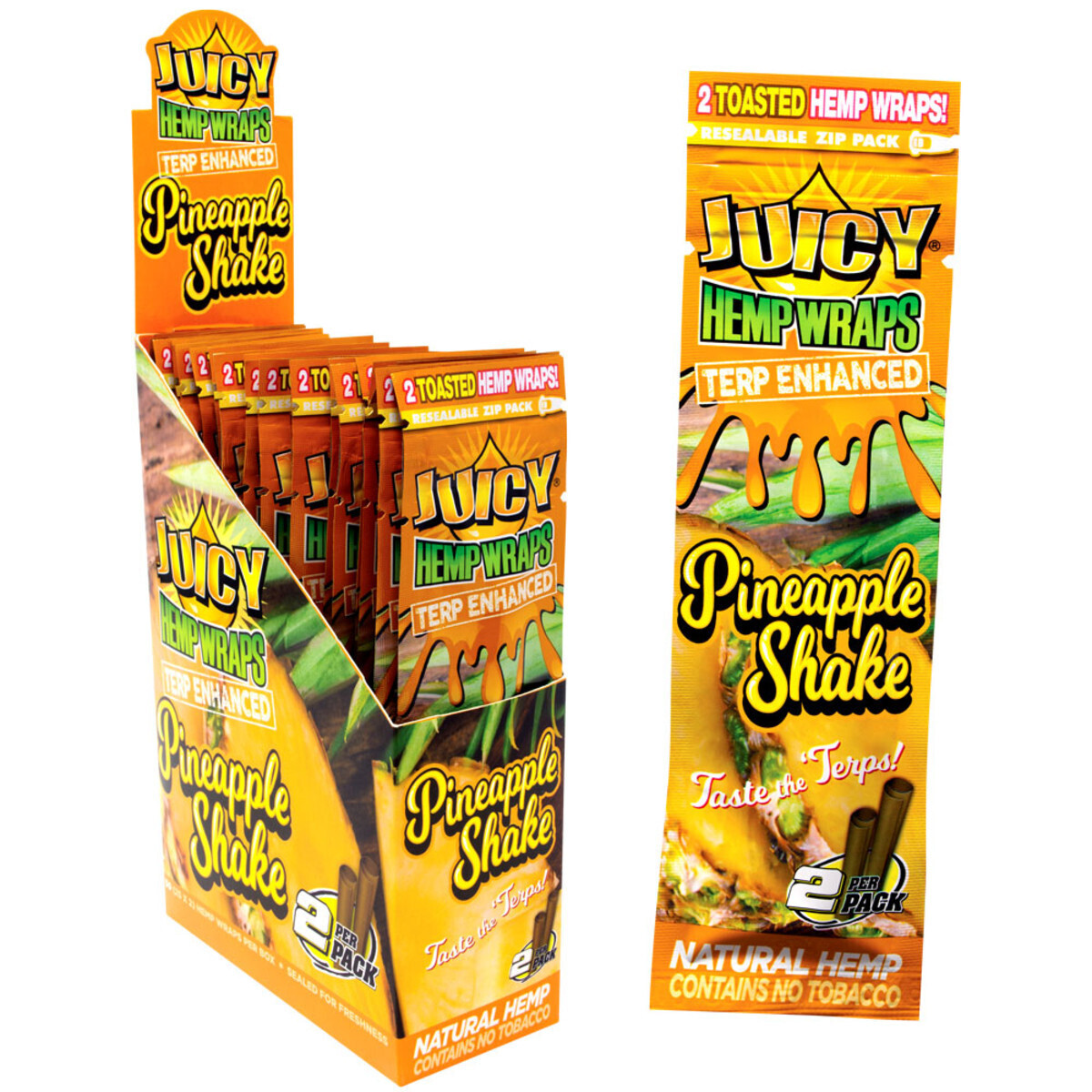 JUICY JAY PINEAPPLE SHAKE HEMP WRAPS