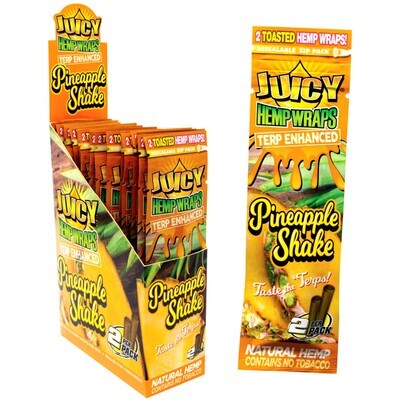 JUICY JAY PINEAPPLE SHAKE HEMP WRAPS