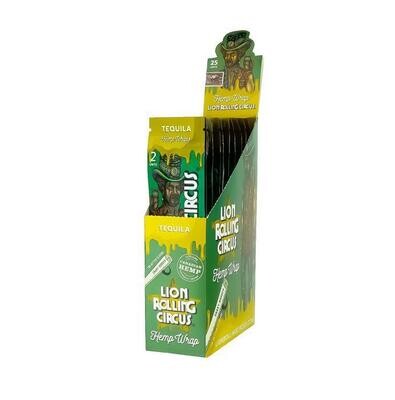 LION ROLLING CIRCUS HEMP WRAP TEQUILA