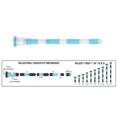WHITE RHINO ADJUSTABLE SILICONE DOWNSTEM