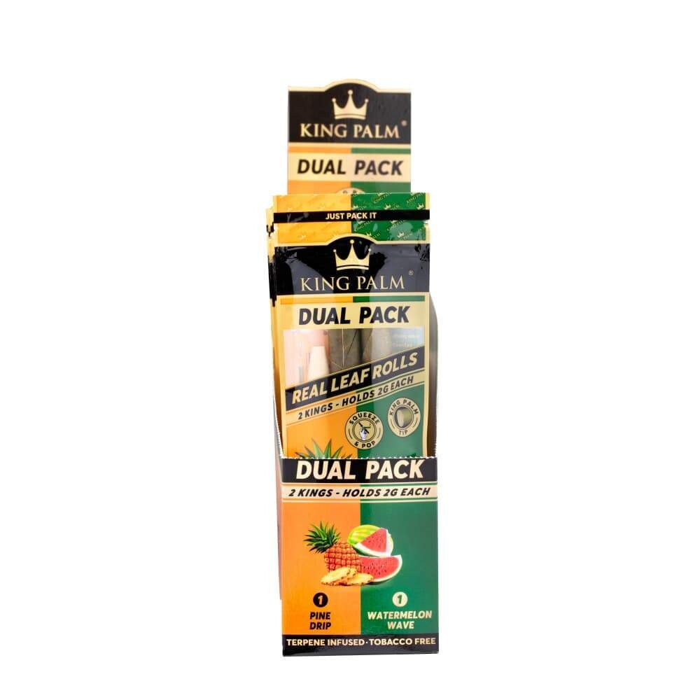KING PALM KING SIZE DUAL PACK- WATERMELON/PINEAPPLE