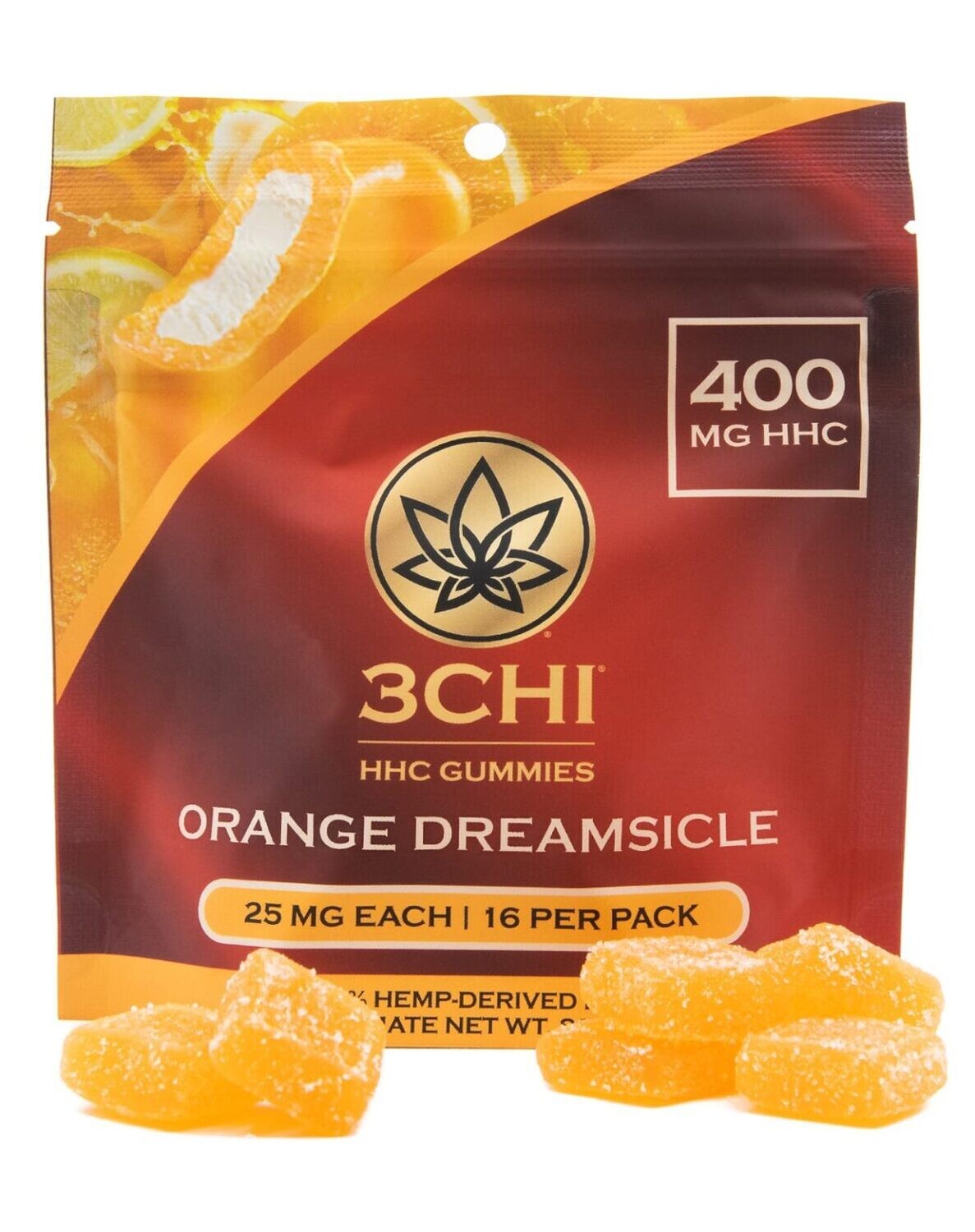 3CHI HHC 400MG GUMMIES ORANGE CREAMSICLE