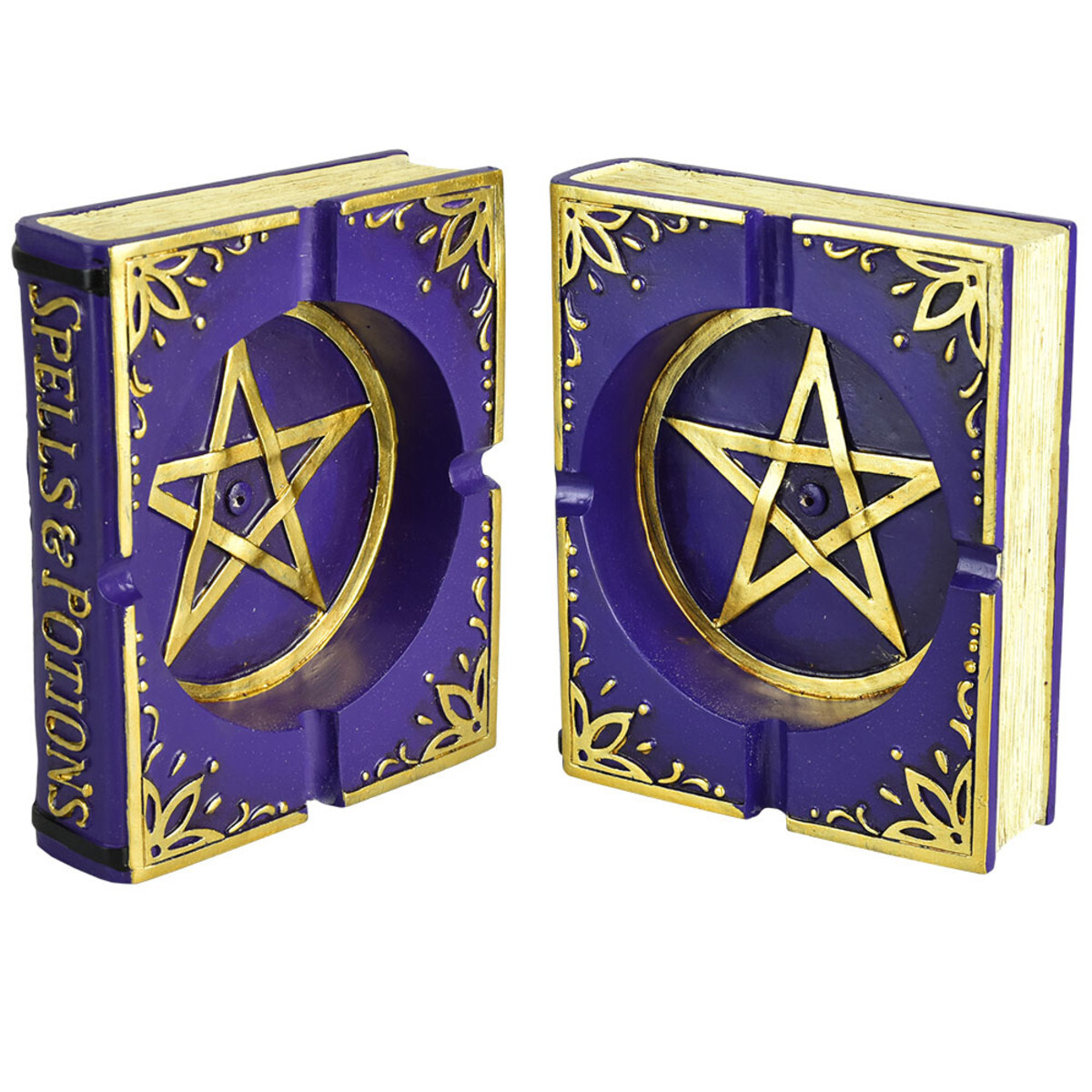 PENTAGRAM BOOK INCENSE BURNER/ASHTRAY