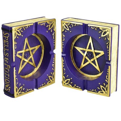PENTAGRAM BOOK INCENSE BURNER/ASHTRAY