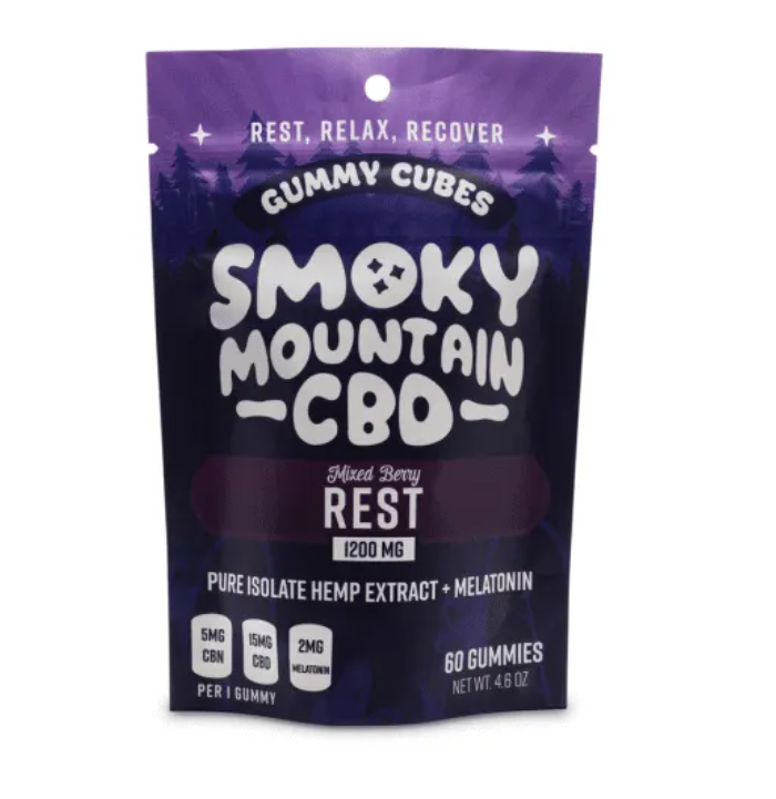 SMOKY MOUNTAIN CBD REST CBD SLEEP GUMMY - 30 CT
