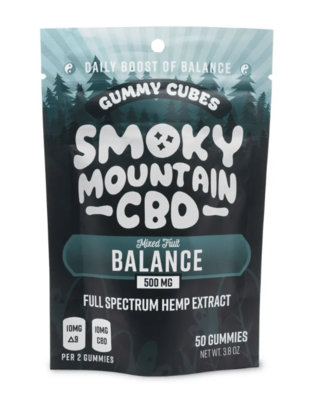 SMOKY MOUNTAIN CBD BALANCE DELTA-9 THC GUMMIES - 25 CT