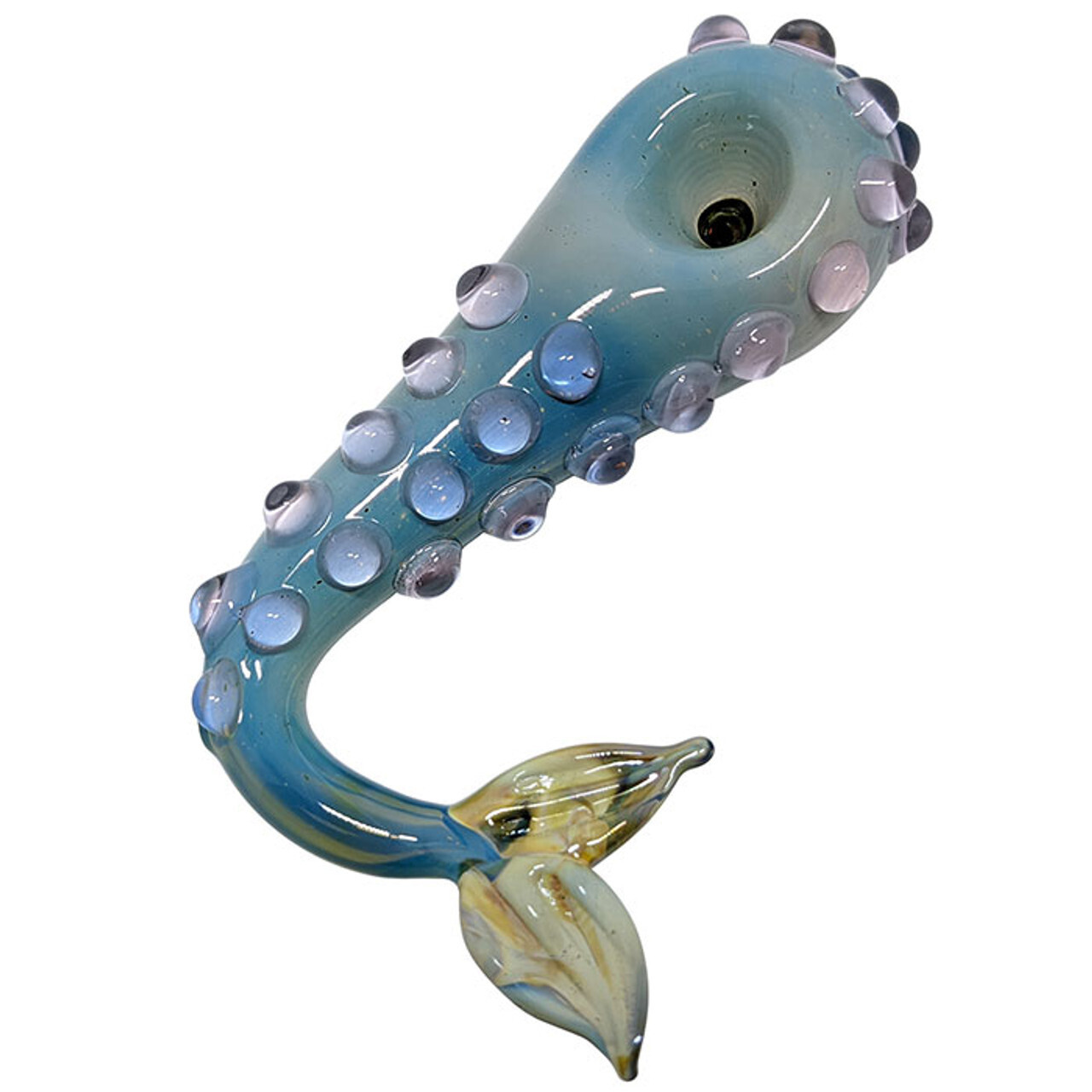 ASSORTED COLOR MERMAID TAIL HANDPIPE - 4"